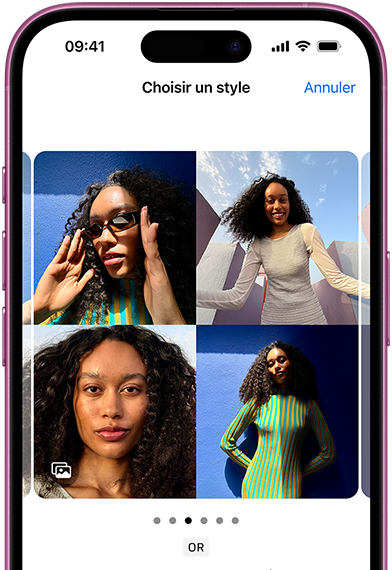 Les styles photographiques sur iPhone 16 permettant l’ajustement du ton et de la couleur